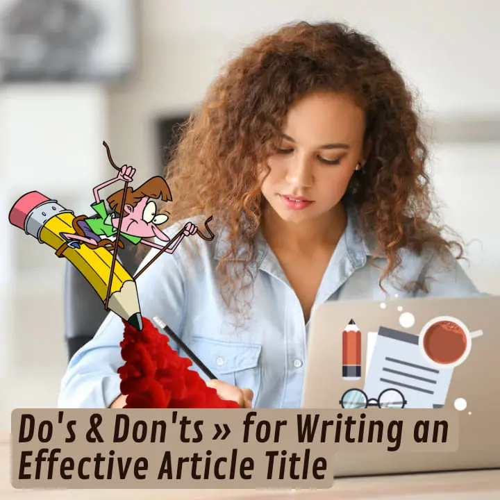 How do you write an effective title for an article?
